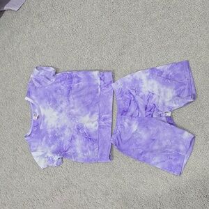 Girls shorts set